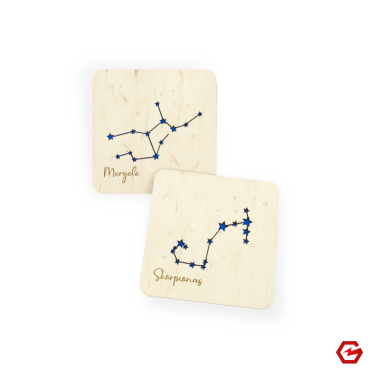 Padėkliukų rinkinys "Žvaigždynų horoskopai"