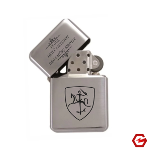 Graviruotas žiebtuvėlis su Lietuvos simbolika