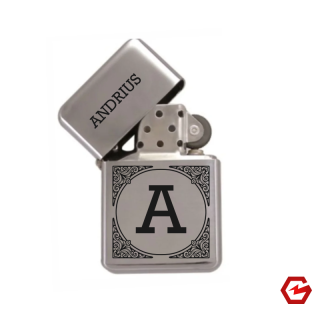 Graviruotas žiebtuvėlis su vardu