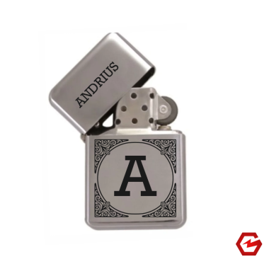 Graviruotas žiebtuvėlis su vardu