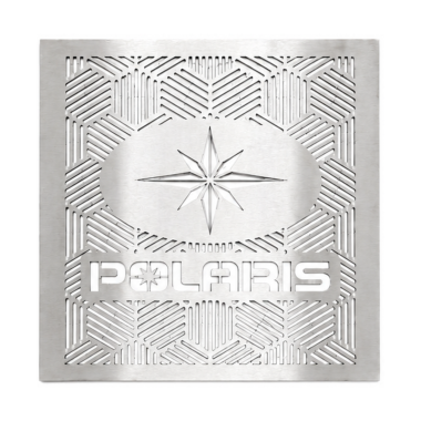 Nerūdijančio plieno iškaba (0,2x50x50 cm)