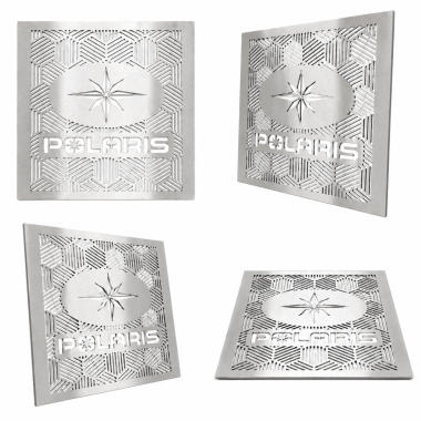 Nerūdijančio plieno iškaba (0,2x50x50 cm)