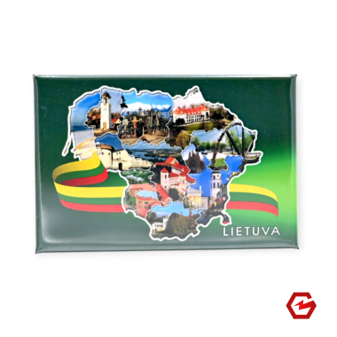 Magnetukas „Lietuva apjuosta trispalve“