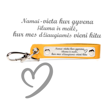 Raktų pakabukas "Namai - vieta"