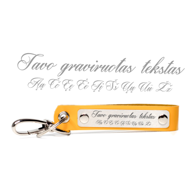 Raktų pakabukas (geltona) Raktų pakabukas (geltona)