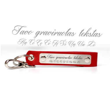 Raktų pakabukas (raudona) Raktų pakabukas (raudona)