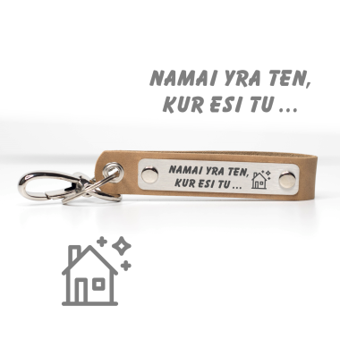 Raktų pakabukas "Kur esi tu"