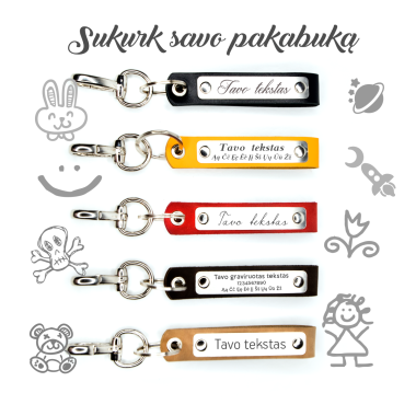 Sukurk savo raktų pakabuką