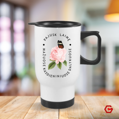 Termosinis puodelis "Pajusk laimę 2"