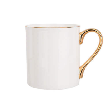 Keramikinis puodelis SU AUKSINĖMIS DETALĖMIS