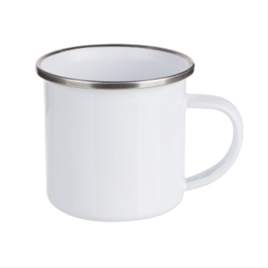 Metalinis puodelis su spauda