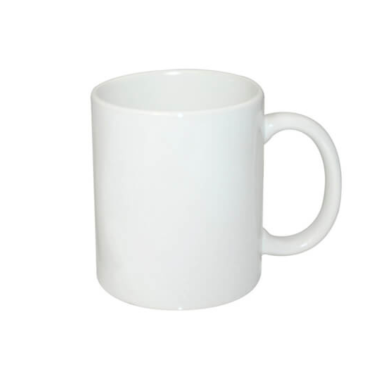 Keramikinis puodelis BALTAS 300 ML