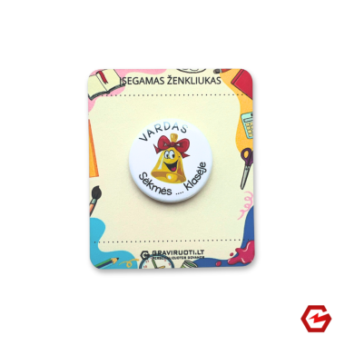 Įsegamas ženkliukas "Varpelis"