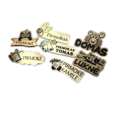 Mokinio kortelė su vardu/be vardo