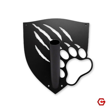 Vėliavos laikiklis "Skydas su lokio letena" (mažesnis)