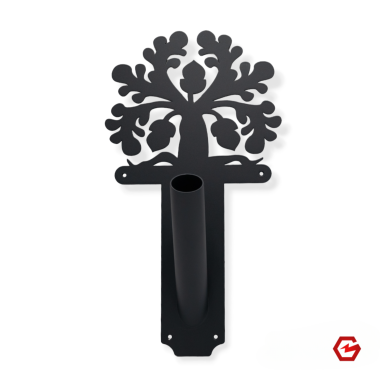 Vėliavos laikiklis "Ąžuolas" (RAL 7016)