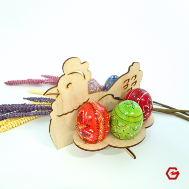 Velykinis margučių stovelis. 6 vnt.  