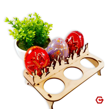 Velykinis margučių stovelis. 6 vnt. 