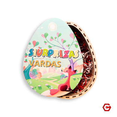 Velykinė dėžutė "Siurprizas" su vardu