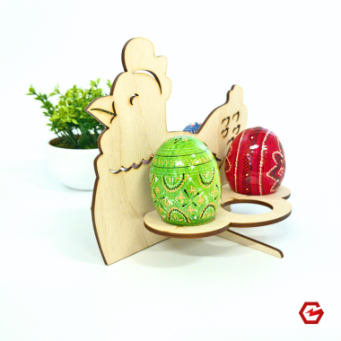 Velykinis margučių stovelis. 6 vnt.  