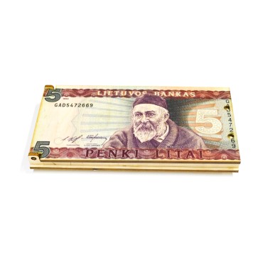 Medinis vokelis pinigams "5 LT"