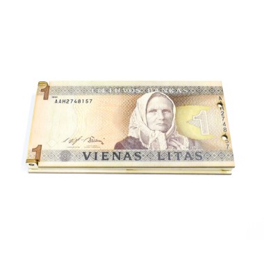 Medinis vokelis pinigams "1 LT"