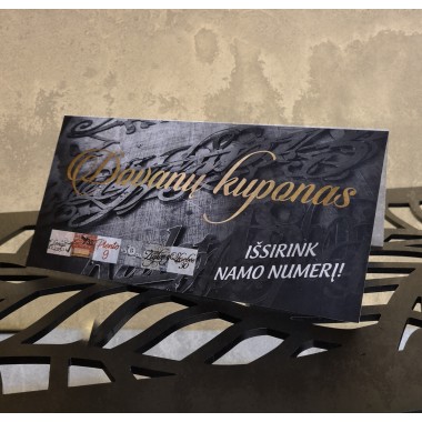 DOVANŲ KUPONAS NAMO NUMERIO GAMYBAI DOVANŲ KUPONAS NAMO NUMERIO GAMYBAI