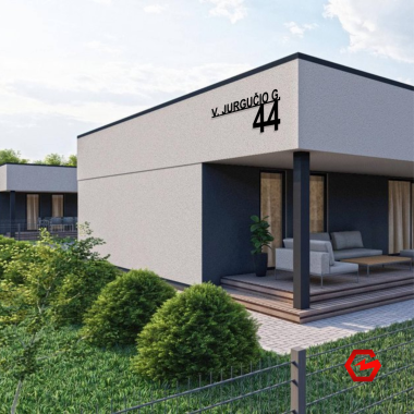 Gatvės užrašas ir namo numeris "Modernus" Gatvės užrašas ir namo numeris "Modernus"