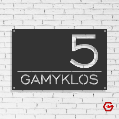 Gatvės užrašas lentelėje L 