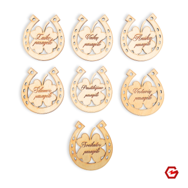 Magnetukas "Vestuvių pasagėlė"