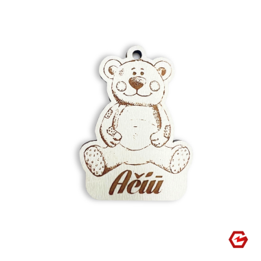 Medinis meškiukas "Ačiū"