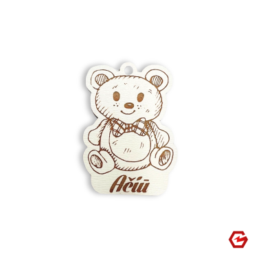 Medinis meškiukas "Ačiū"