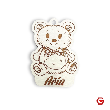 Medinis meškiukas "Ačiū"