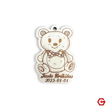 Medinis meškiukas "Personalizuotas"