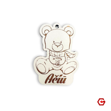 Medinis meškiukas "Ačiū"