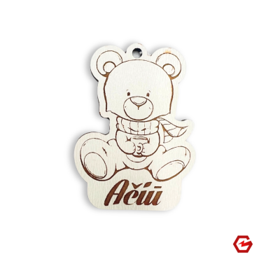 Medinis meškiukas "Ačiū"