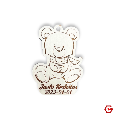 Medinis meškiukas "Personalizuotas"