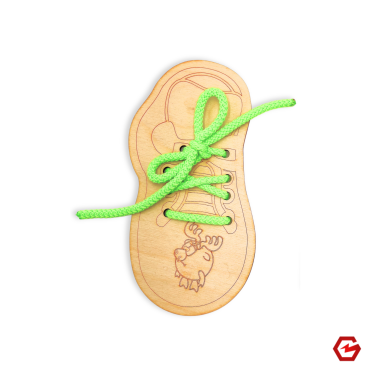 Mokomasis batas berniukui "Susirišk raištelius"