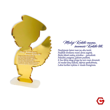 Statulėlė "Krikšto tėveliams"