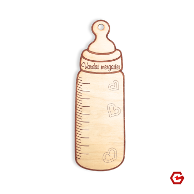 Medinė dekoracija "Vardai mergaitei"