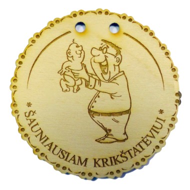 Medinis medalis "Krikšto tėveliui"