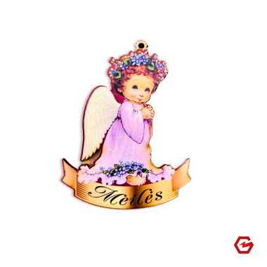 Angelas su linkėjimu