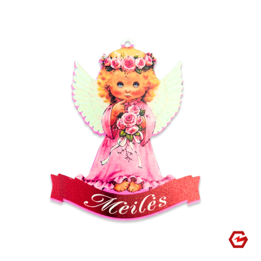 Angelas su linkėjimu