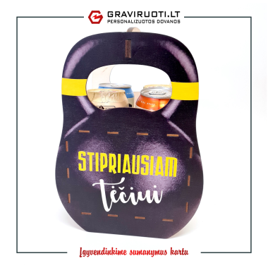 Dėžutė "Gira" 4 skardinėms ar buteliams 