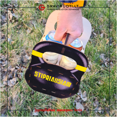 Dėžutė "Gira" 4 skardinėms ar buteliams 