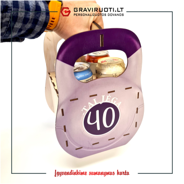 Dėžutė "Gira" 4 skardinėms ar buteliams