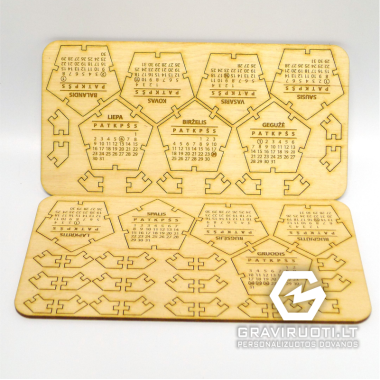 Kalendorius - dodakaedras 2025