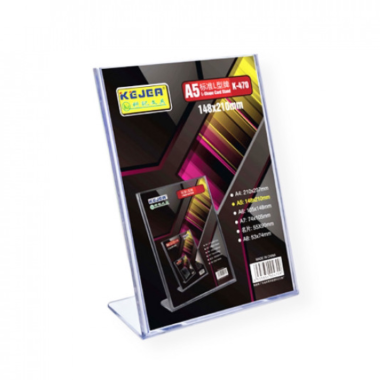 Plastiko stovelis L formos A4 