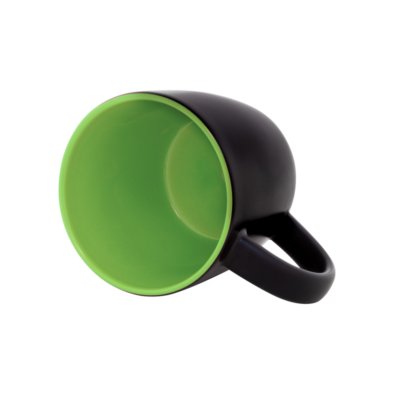 Keramikinis puodelis žalias