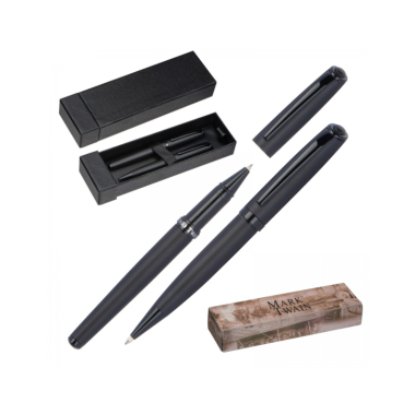 Mark Twain rašiklių rinkinys. Graviravimas įskaičiuotas